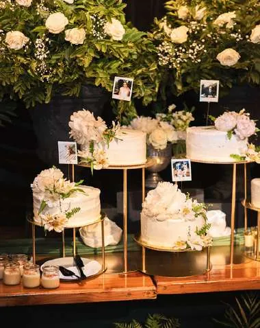 Buffet de postres decorado